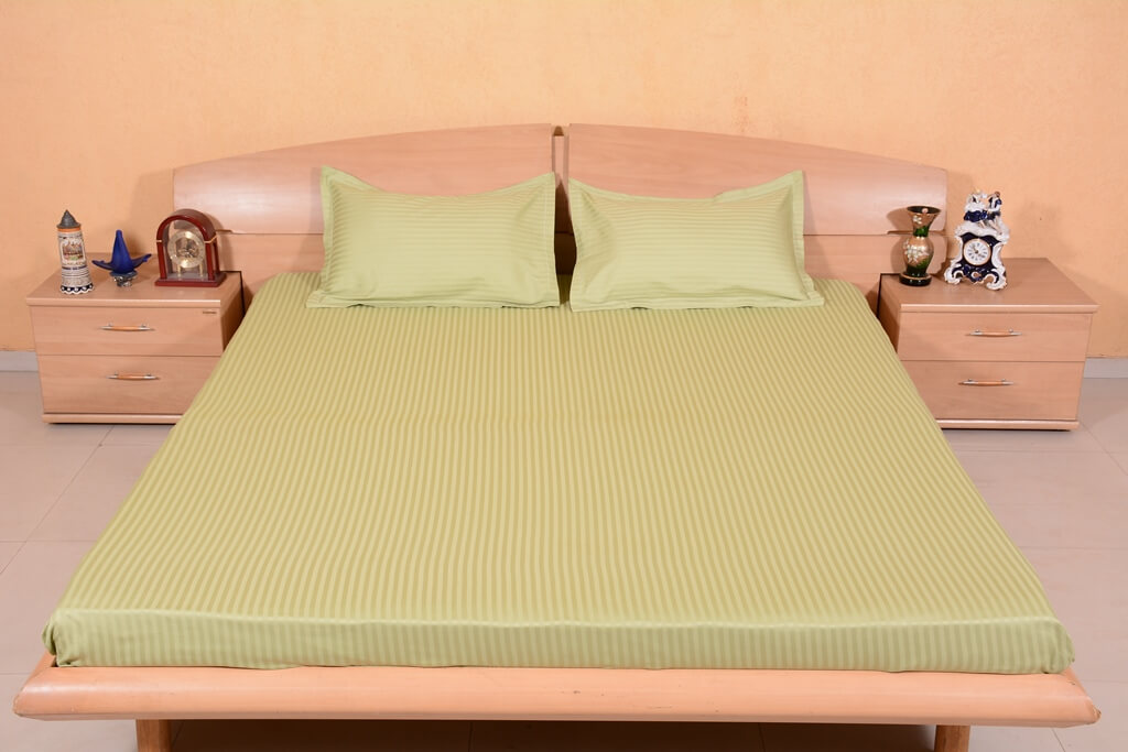 WIPL BS 05 A - SATEEN STRIPED PISTACHIO | Winners Industries