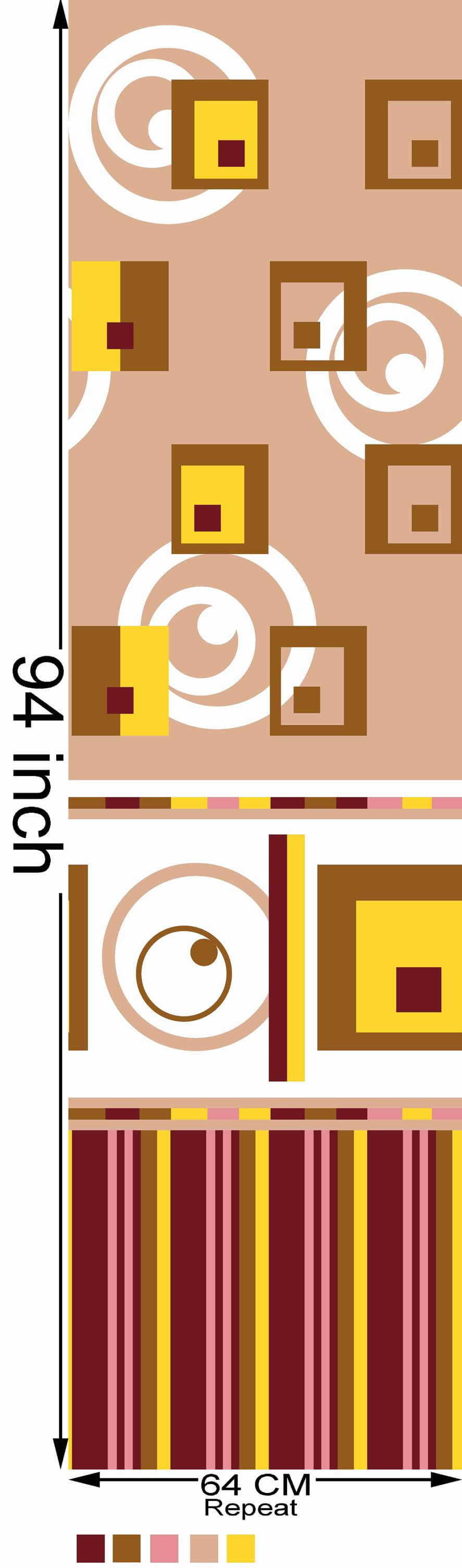 WIPL PN 01 - GEOMETRIC BROWN | Winners Industries